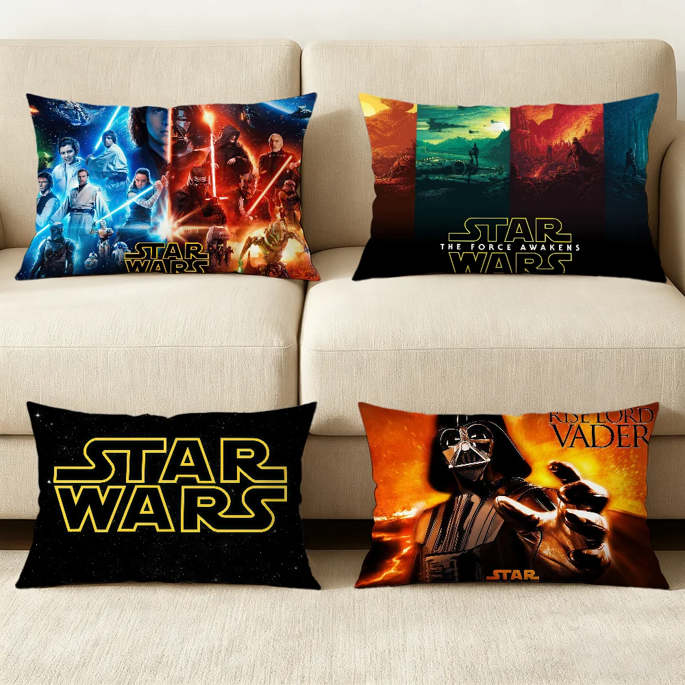 Чехол для подушки S-STAR WARS с Люком Скайуокером, хит продаж, для дивана, гостиной, офиса, прямоугольная подушка, для дома, кофейни, постельное белье