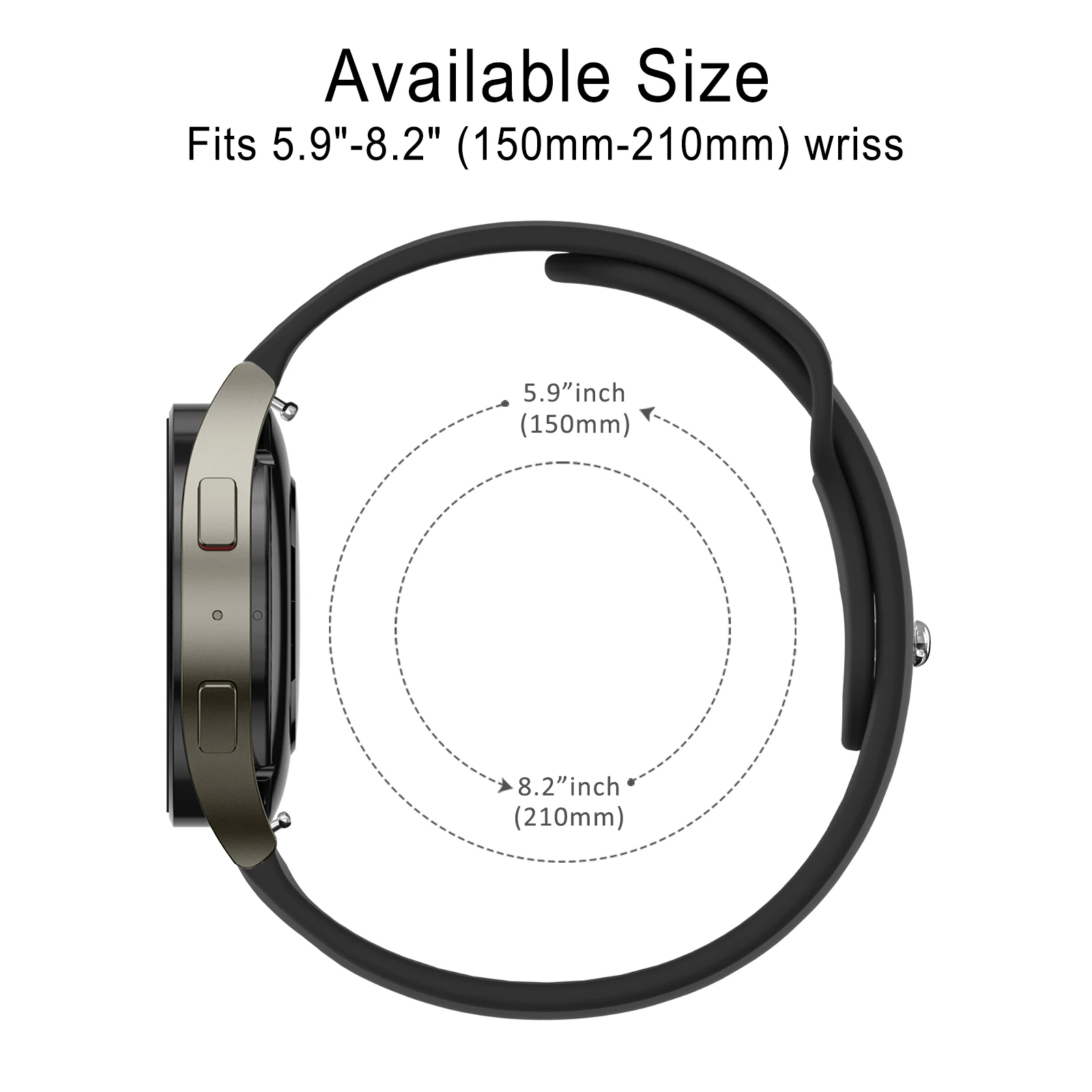 Colorful 20mm Silicone Band For Garmin Forerunner 55 165 245 645/Vivoactive 6 5 3 Music/Venu SQ 2/Approach S50 S44 S42 S40 Strap