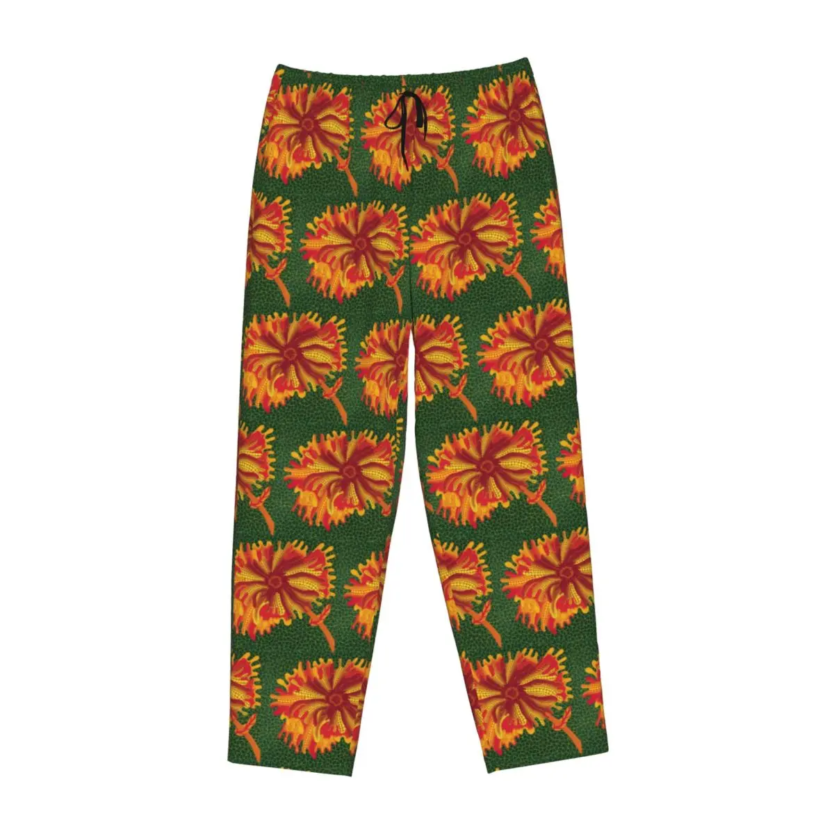 Custom Printed K-Kusama Yayoi Pajama Pants for Women Abstract Art Sleep Sleepwear Bottoms with Pockets