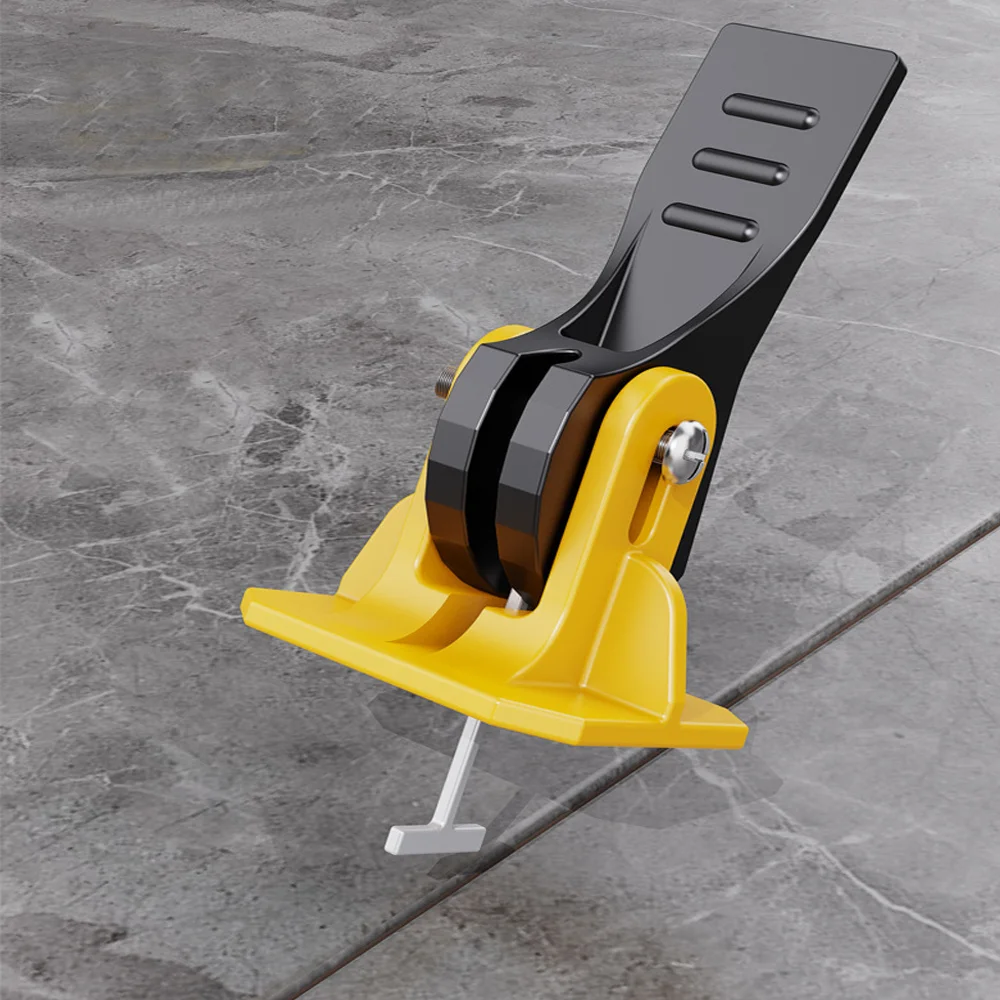 50 sztuk Tile Leveler Adjuster 1.5mm wielokrotnego użytku płytki podłogowe narzędzie pozycjonowanie artefakty Leveler Locator Push-button Quick