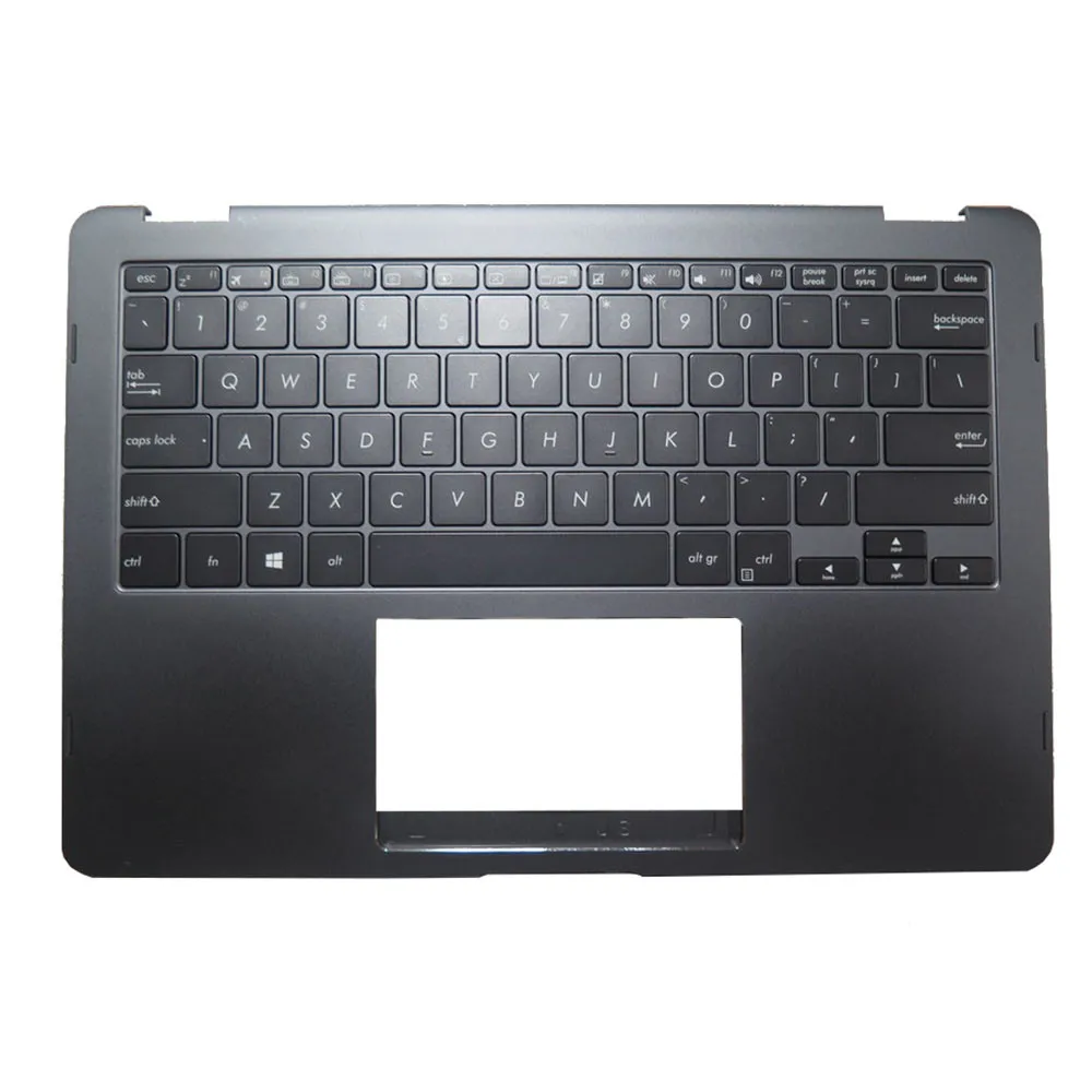 

Подставка для рук и клавиатура для ноутбука ASUS 90NB0EN2-R30281 ASM16N23U4J5281 0KN1-1V2UI12, серый верхний чехол с подсветкой, США