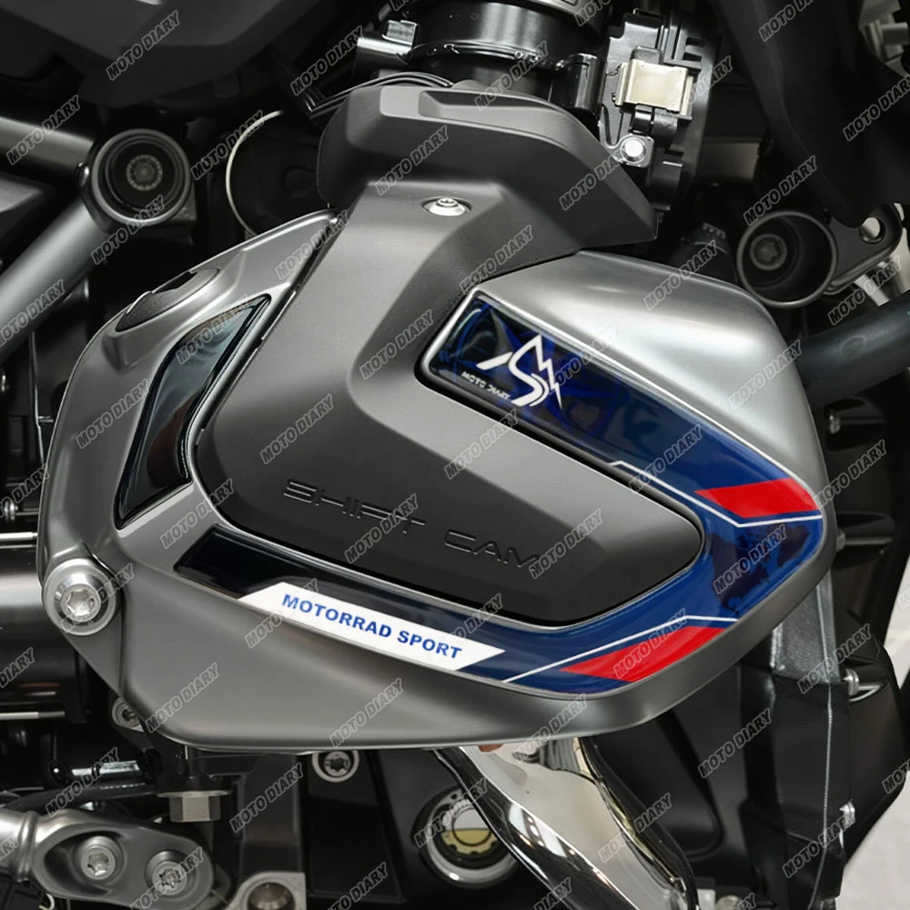 For R1250RS R1250R  R1250GS R 1250 GS Adventure Triple Black 2019-2025 3D Motorrad Cylinder Head Covers Sticker Protection Decal