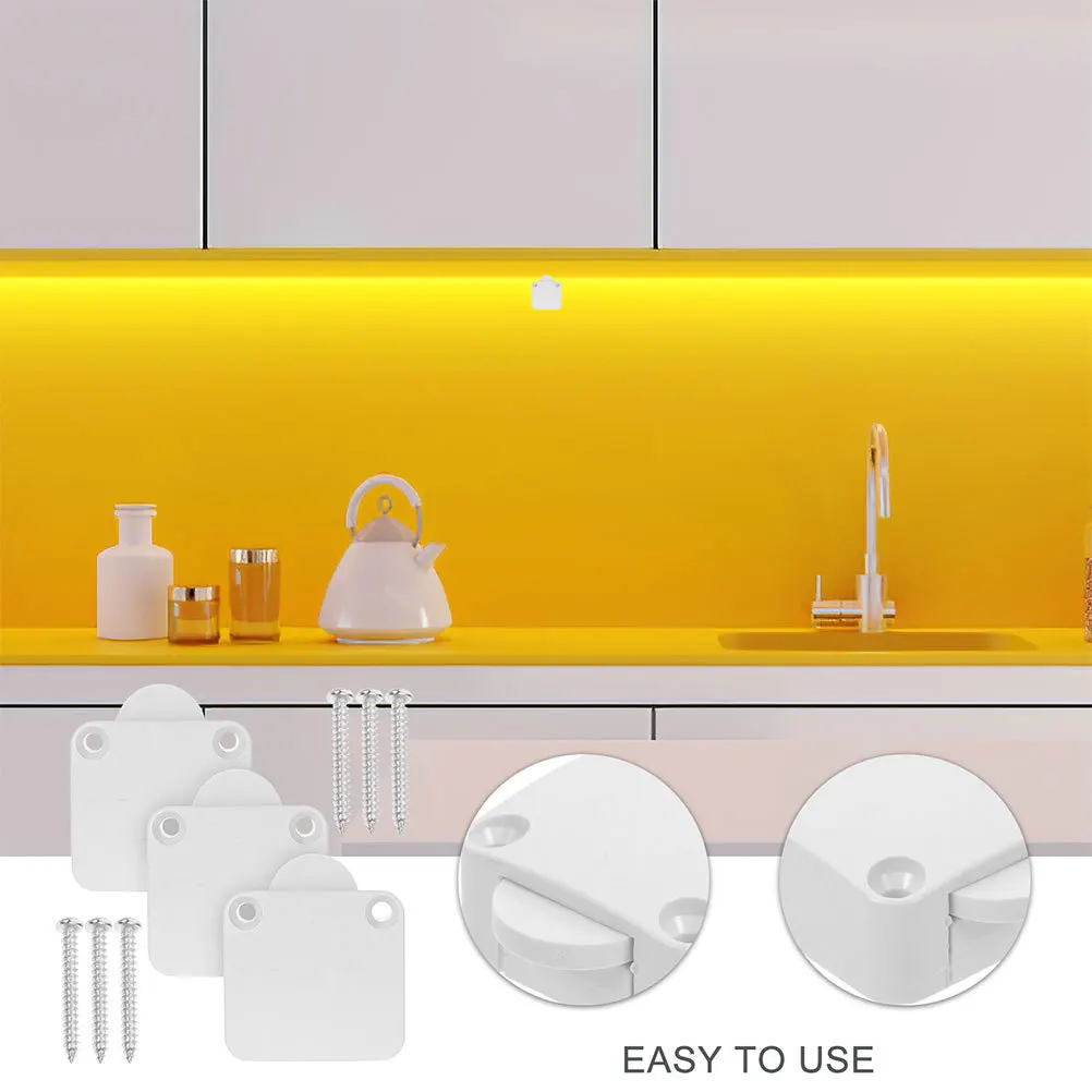 

3Pcs Door Switch Cabinet Light Touch Switch for Wardrobe Closet Drawer on Off Control Suitable for Cupboard Lighting