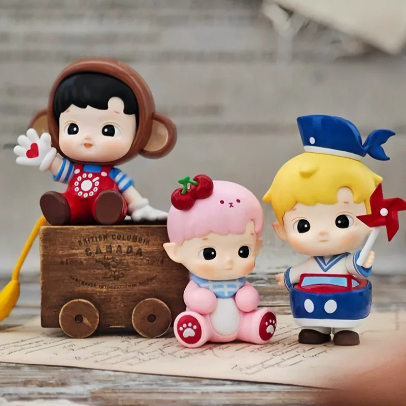 

POP MART Hacipupu Rolling Time Machine Series Blind Box Anime Action Figure Guess Bag Ornament Figurines Desktop Dolls Model