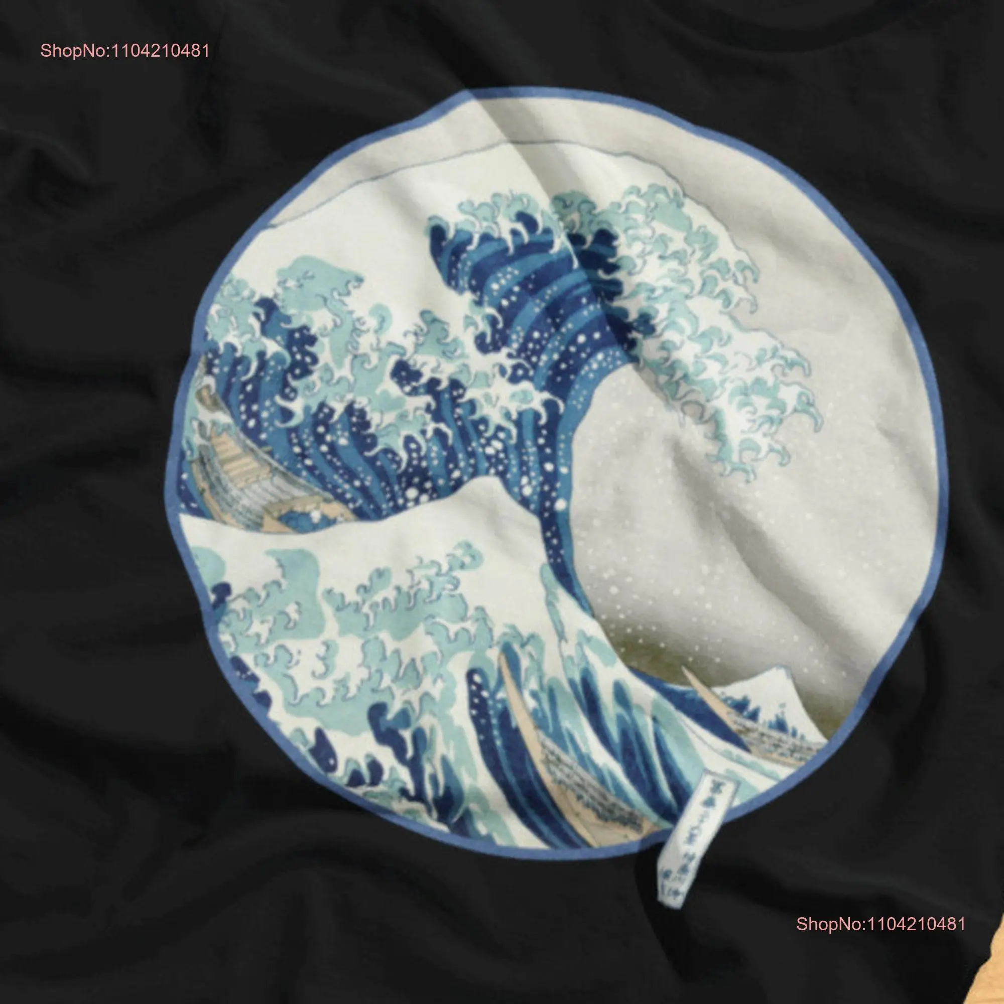 

The Great Wave Off Kanagawa Art by Hokusai Футболка с японским произведением искусства с длинными или короткими рукавами