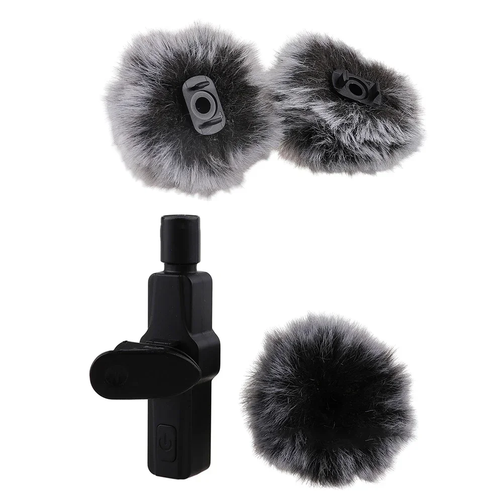 1 Set Microphone Wind Muffs Noise Reduction Outdoor Microphone Windscreen Muff For 5-8mm Button Style Microphone Wind Cover