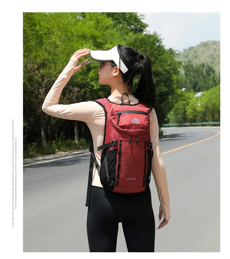15L Ultraleichter Wanderrucksack Wasserdichter Outdoor-Sport-Reiserucksack für Männer Frauen Camping Klettern Radfahren Tasche – Detail 27