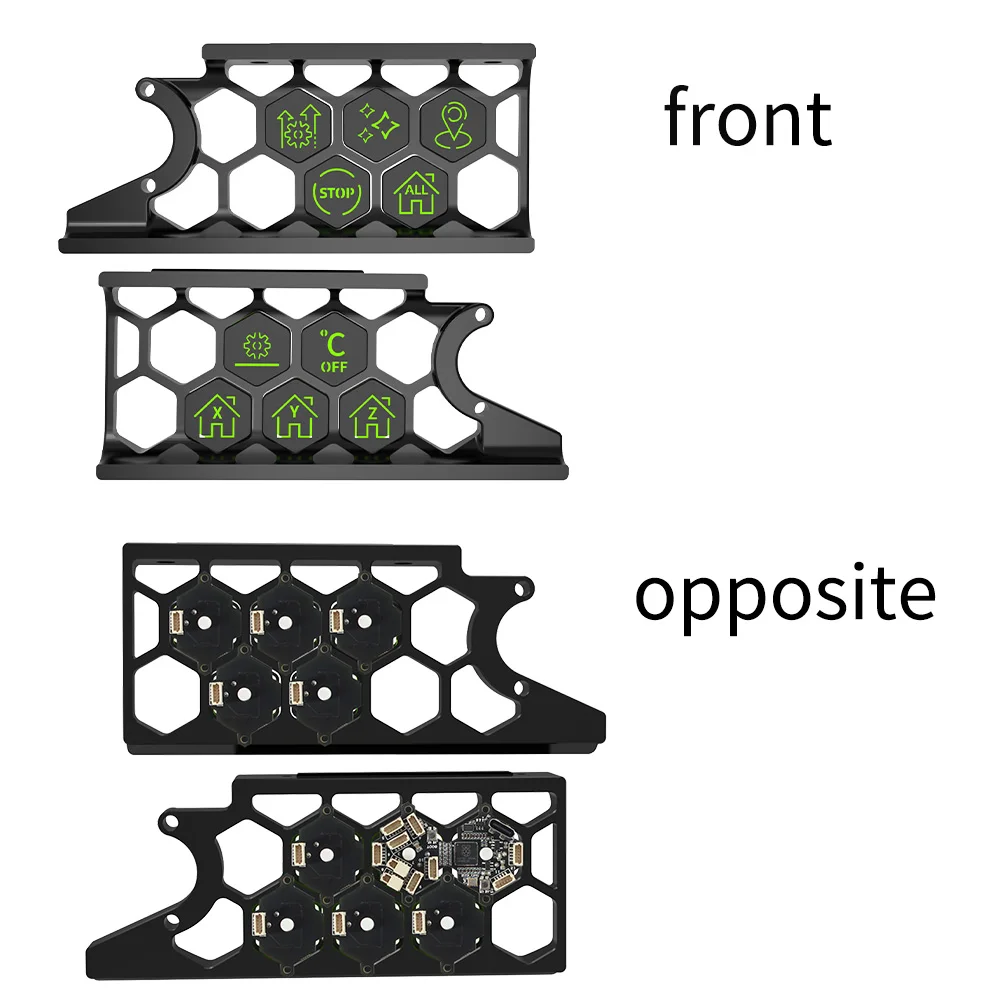 FYSETC Voron spódnica Hot Key PCB Botton Mod Klipper płytka drukowana z diodą LED do V2.4/Trident/switwire drukarki 3D