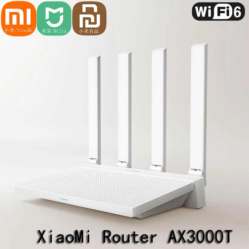 Xiaomi-enrutador Redmi AX3000T, WiFi 6, 2,4 GHz, 5GHz, 1,3 GHz, CPU 2x2, 160MHz, WAN, LAN, LED, conexión NFC para juegos de oficina en casa, nuevo