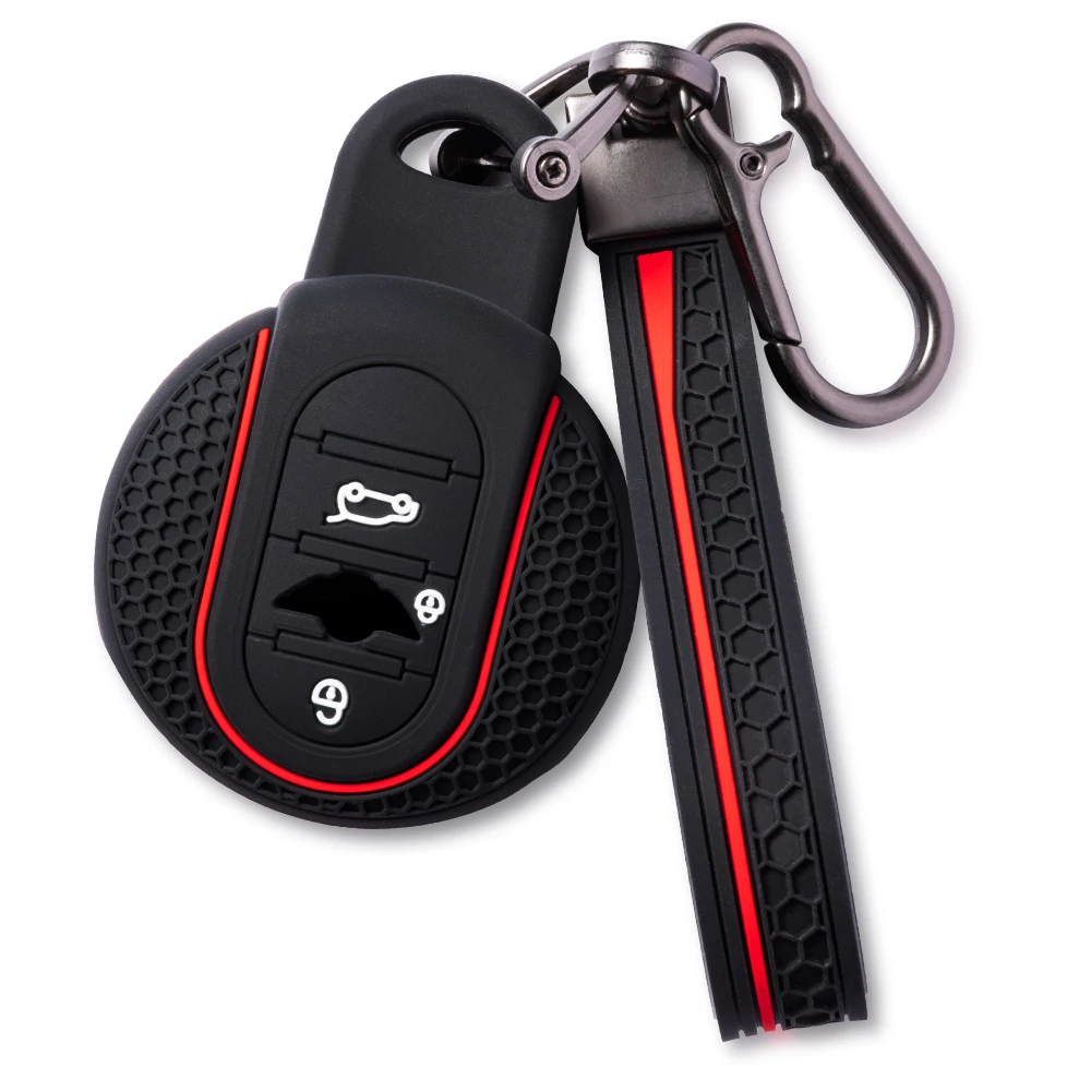 New Silicone Key Fob Cover Key Protection Case for BMW MINI COOPER S ONE JCW F54 F55 F56 F57 F60 CLUBMAN COUNTRYMAN Accessories