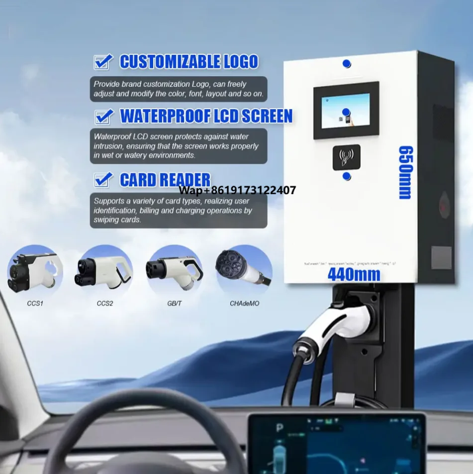 New Condition Single-Gun Wall-Mount DC Charging Pile 30 40kw Car Charging Station EV Charger Electric Vehicle