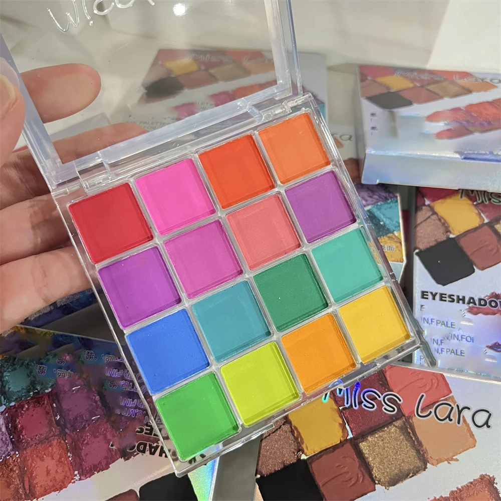 9/16 لون/مجموعة الصلبة قوس قزح أومبير لوحة مسمار مسحوق Net1-2g الملونة مرآة سحرية الكروم مسحوق ماكياج/منايكير فرك الغبار