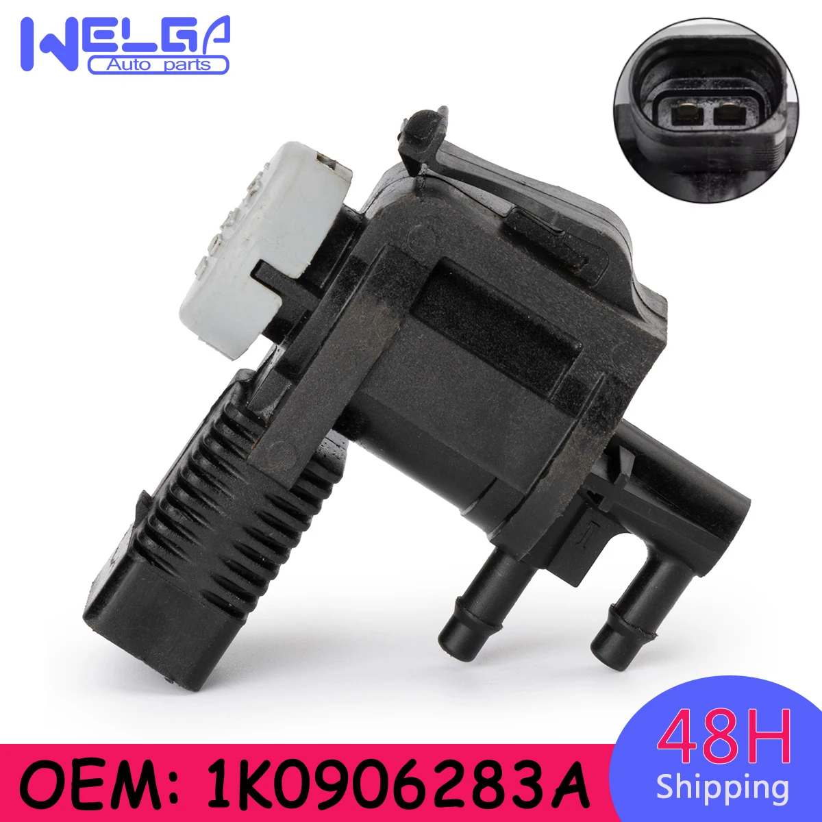 

1K0906283A 1J0906283C EGR Vacuum Solenoid Switch Valve VSV For VW Passat Golf Jetta Beetle Tiguan Touareg For Audi A3 A4 A6