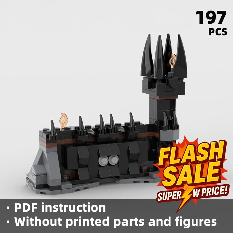 

Create a diy legendary wonderland, explore the classics while building, limited edition Rings Movie building blocks