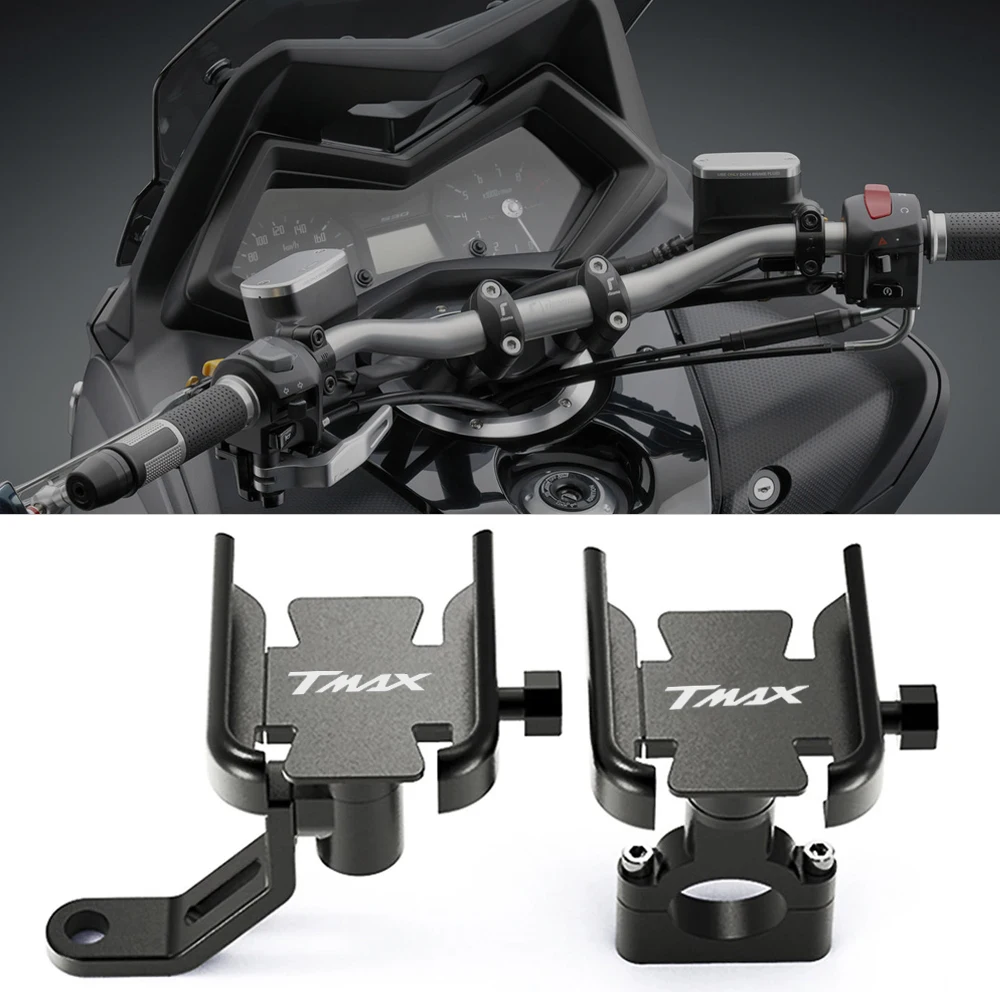 

Motorcycle Accessories Mirror Phone GPS Holder Bracket Stand For YAMAHA TMAX530 TMAX500 TMAX T-MAX 500 530 DX/SX XP530 T-MAX530