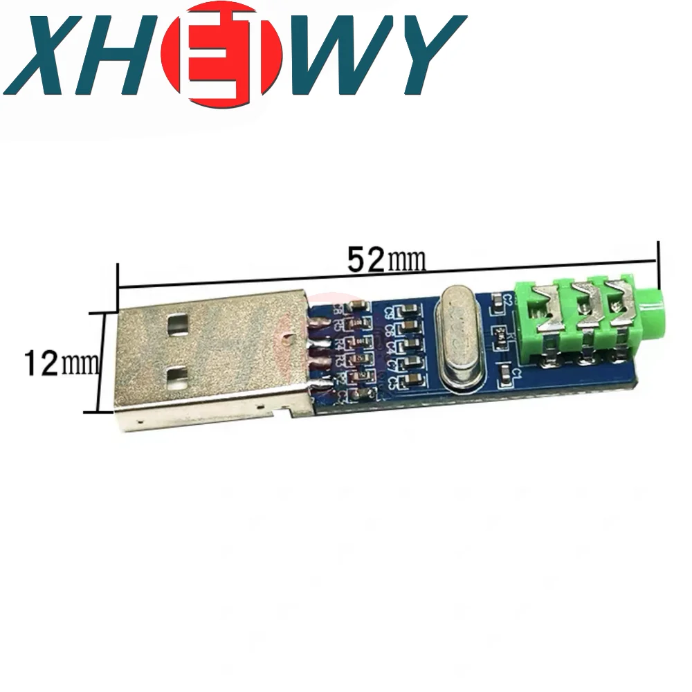 5V MINI PCM2704 USB DAC HIFI USB การ์ดเสียง USB Power DAC โมดูลบอร์ดเครื่องถอดรหัส DAC สำหรับ ARDUINO ราสเบอร์รี่ Pi 16บิต