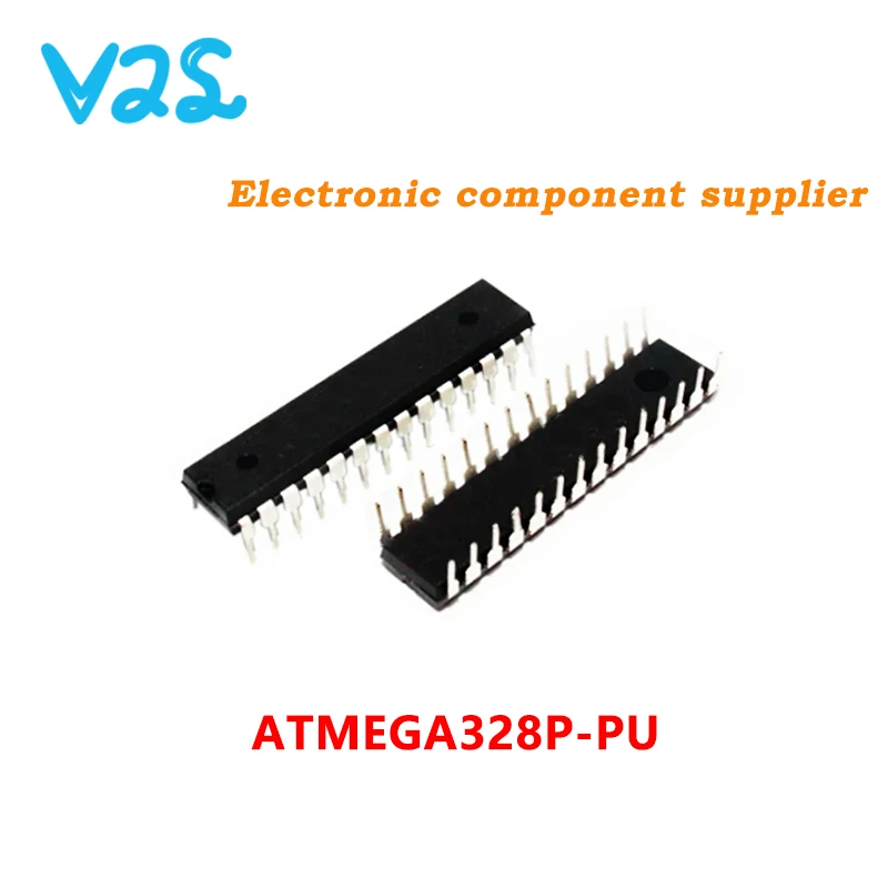 100% New ATMEGA328P-PU ATMEGA328 ATMEGA328P ATMEGA328P P U DIP-28 Chipset