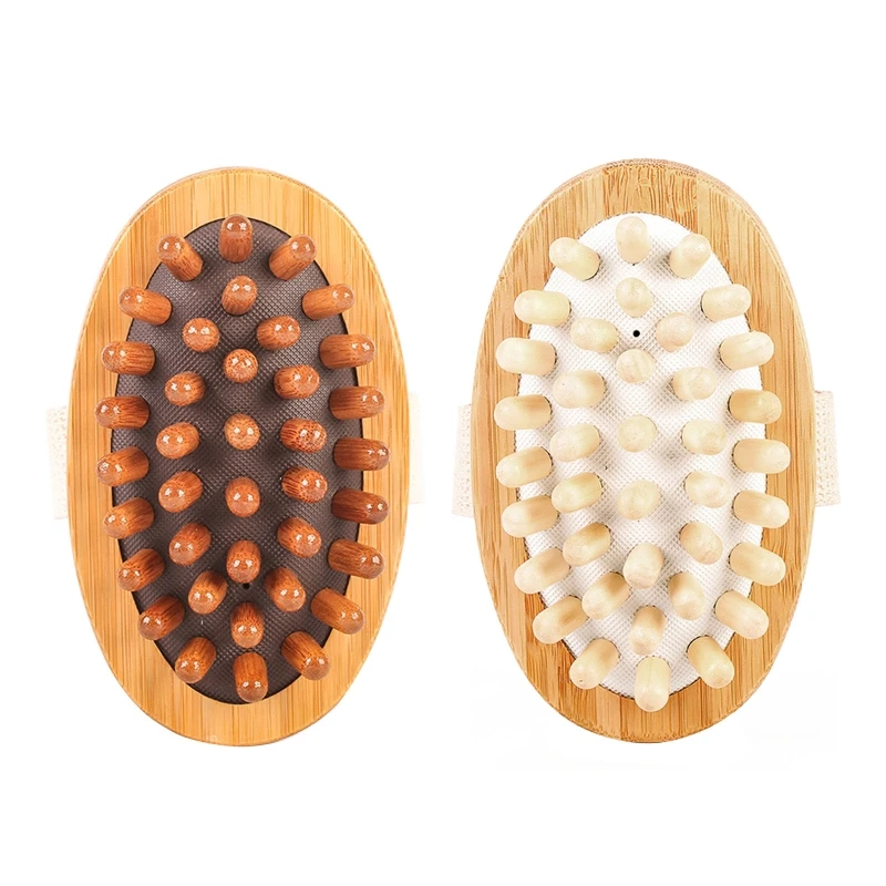 Body Massage Brush Gentle Massage Skin Care Tool Make Skin Smooth Essential Oil Acupoint Massager for Delicate Dry Skin