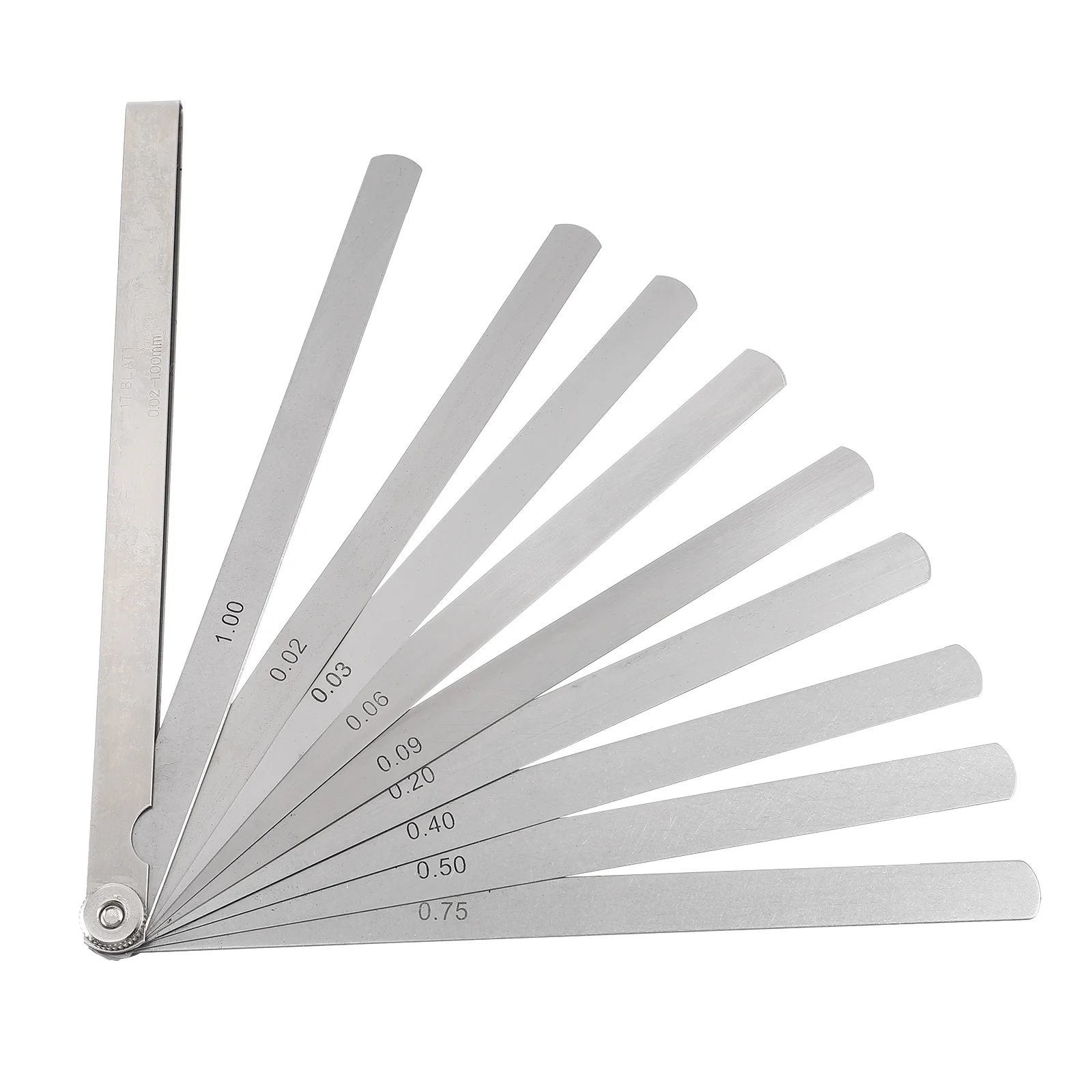 

Premium Stainless Steel Feeler Gauge Set Universal Metric Thickness Plug Gauge Measuring Tool For Gap Width Woodworking