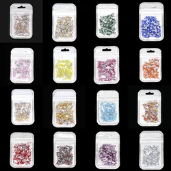 2mm-5mm Mix Size 300pcs colors flatback Iron on Rhinestones Glass strass Crystal AB  Hotfix crystal Decoretion diy Wedding Dress