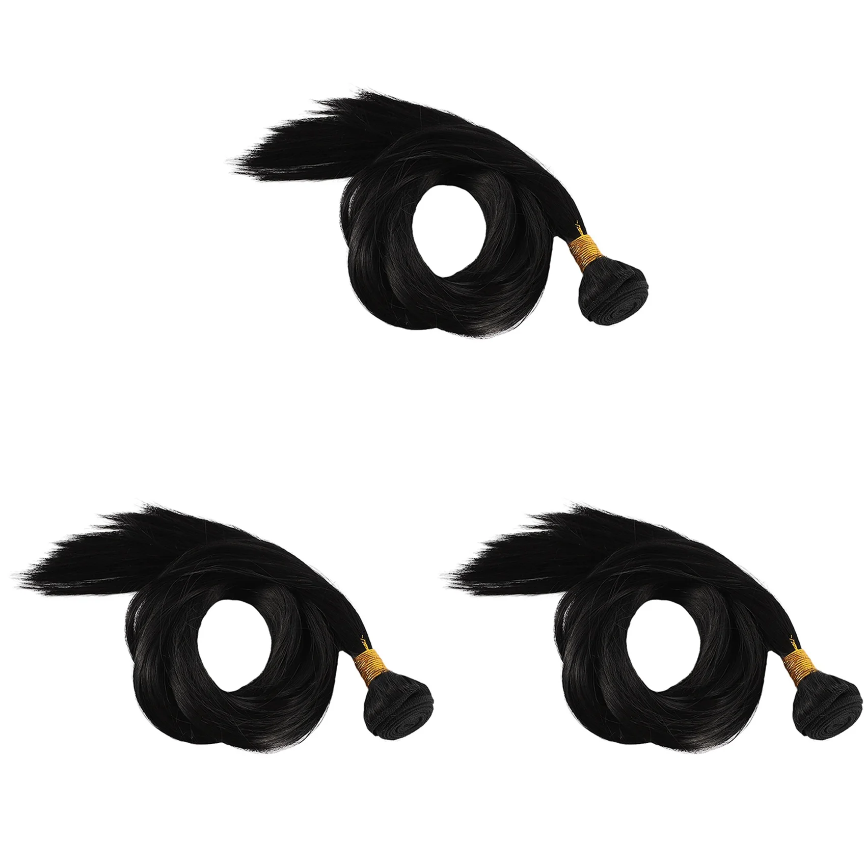 A20M 30-Zoll-Kordelzug, gerade, reines brasilianisches Remy-Haar, geflochtenes Haarbündel, verlängertes Haar, 3 Bündel