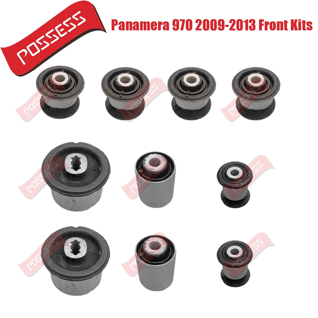 Front Suspension Control Arm Bushing Kits For Porsche Panamera 970 3.0 4.8 4S 4.8 Turbo 2009-2016 97034124101 97034124502