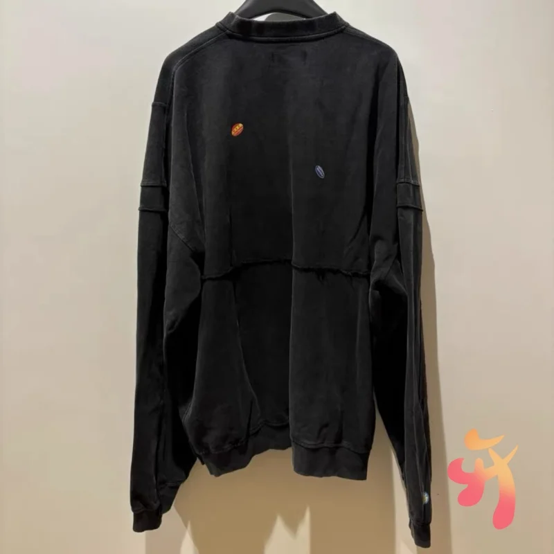 الشارع الأمريكي الرجعية غسلها الأسود مارتين روز الستر الكتابة على الجدران تلاشى رسالة شعار المرقعة سستة بلوزات الرجال النساء معاطف