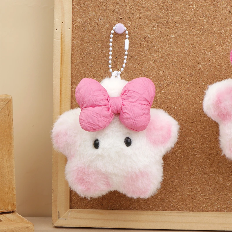 ของขวัญเด็ก HUAHUA; พวงกุญแจตุ๊กตาสั่นเสียง; จี้คาปิบารา; ของตกแต่งกระเป๋าเป้ขนนุ่ม; พวงกุญแจรูปโบว์สีชมพูสำหรับรถยนต์ HUAHUA