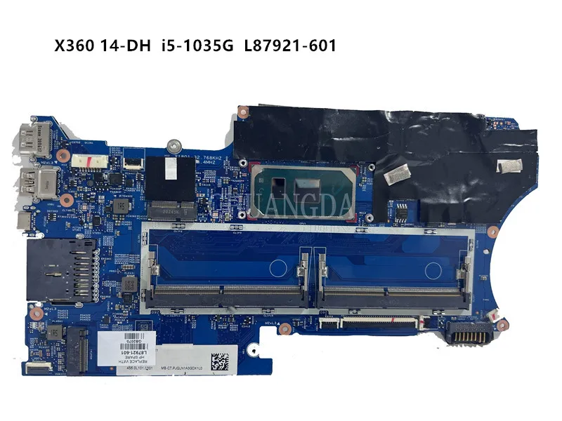 For HP Pavilion X360 14-DH Laptop Motherboard With SRGKG i5-1035G 19798-1  L87921-601 L87921-001 100% Tested