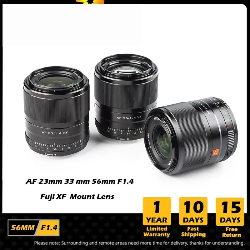 Top! 13mm 23mm 33mm 56mm F1.4 Fuji Lens Auto Focus Large Aperture APS-C Lens for Fujifilm Lens X Mount X-T4 X30 Camera Lenses