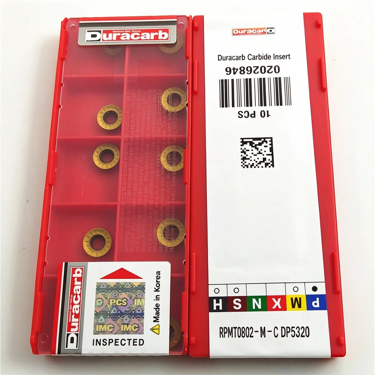 Duracarb RPMT0802 RPMT10T3MO RPMT1204 RPMW1003MO DP5320 Carbide Insert RPMT RPMW Inserts - view 4