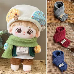 Multi-colors Doll Christmas Scarf Knitted DIY Dolls Accessories Casual Wear Fashion Little Bear Scarves for 20cm Cotton Dolls