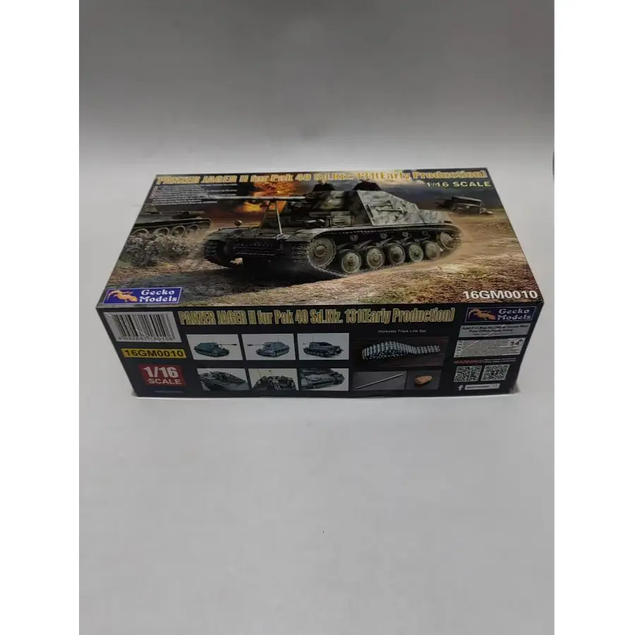 

16GM0010 Gecko 1/16 PANZER JAGER II fur Pak 40 Sd.Kfz.131（EarIy Production）Kit