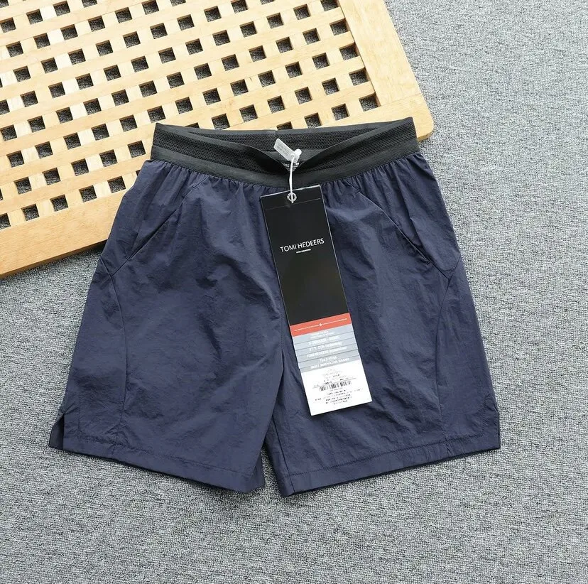 Mens Quick Dry Casual Shorts Ultra Light Summer Outdoor Active Leisure Straight Leg Breathable Lightweight Hiking Beach Pants