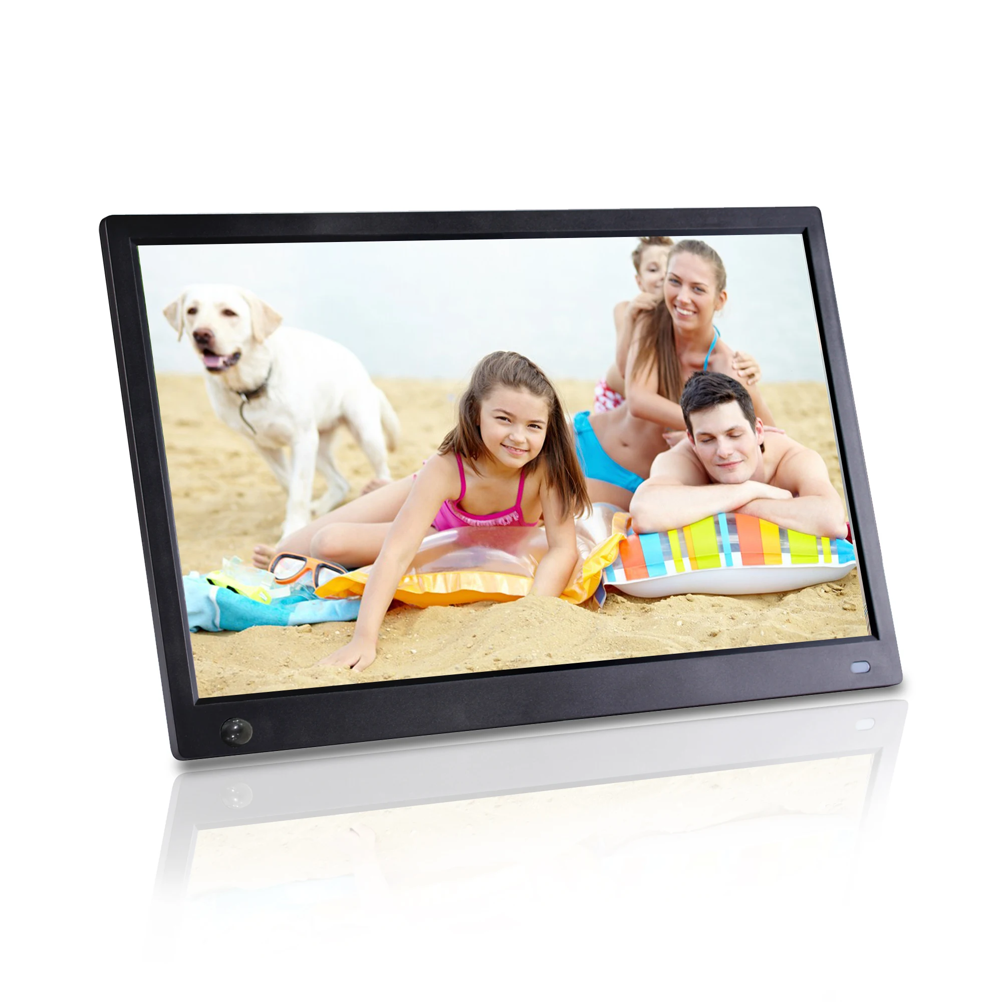 Motion Sensor HD IPS 12.5 inch video loop support SD USB auto playing digital photo frame advertising display