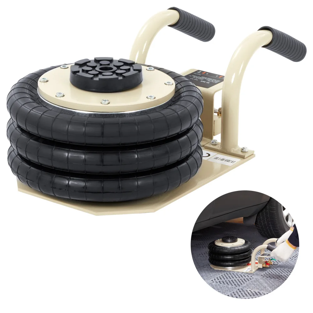 

Air Jack 3-ton airbag jack 1-6s quick lift pneumatic short handle, suitable for cars, SUVs, and pickup trucks