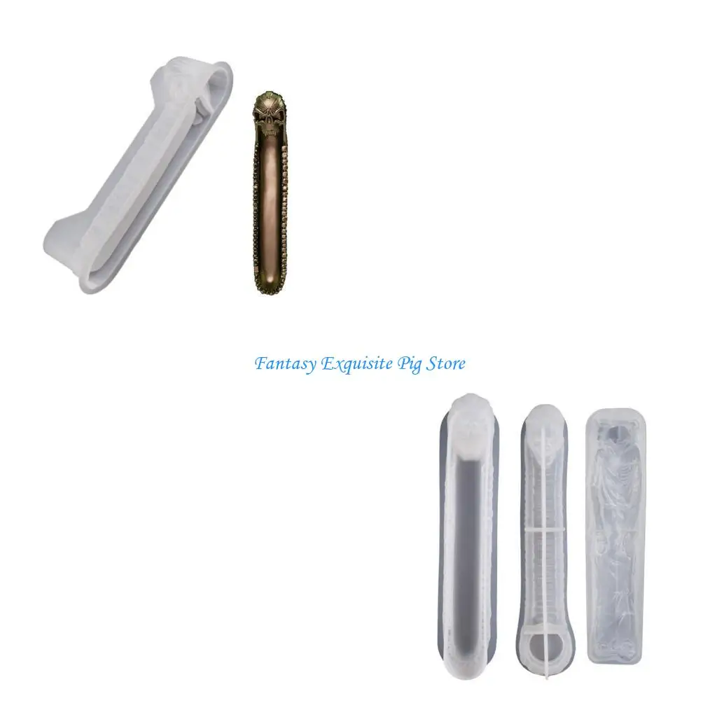 

Skull Incense Holder Mold Silicone Incense Mold Holder Resin Mold