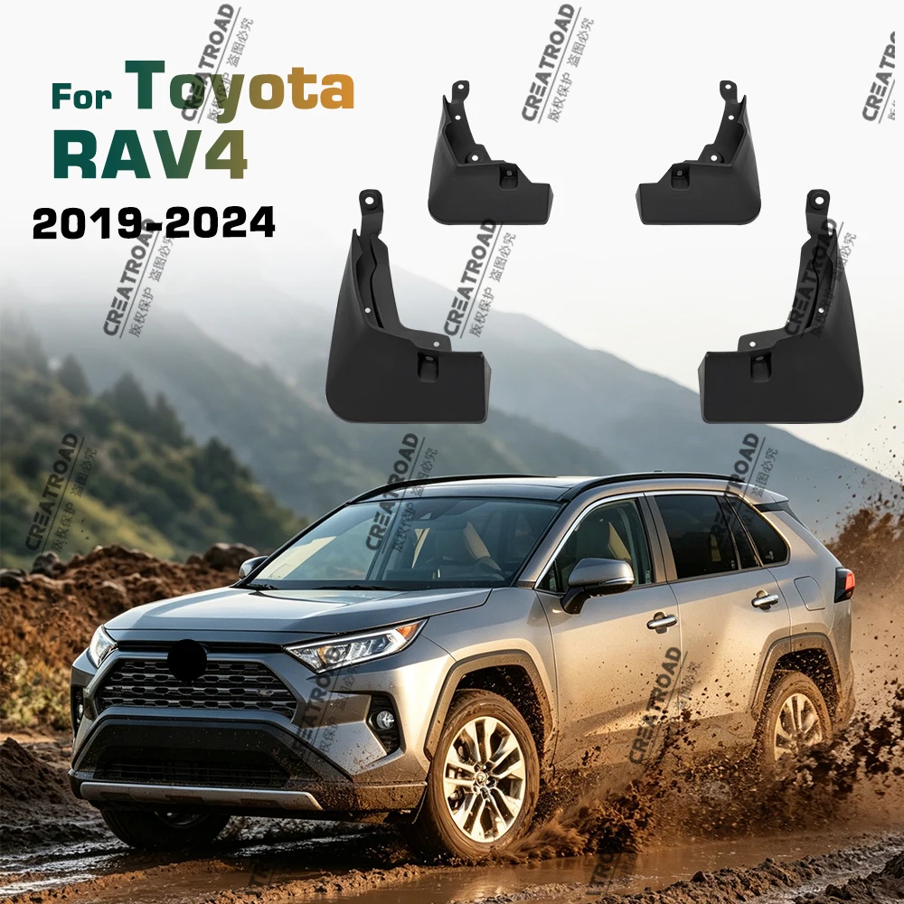 Für Toyota RAV4 2019 2020 2021 2022 2023 2024 Kotflügel Kotflügel Schmutzfänger Schutz Splash Flap Kotflügel Auto Zubehör