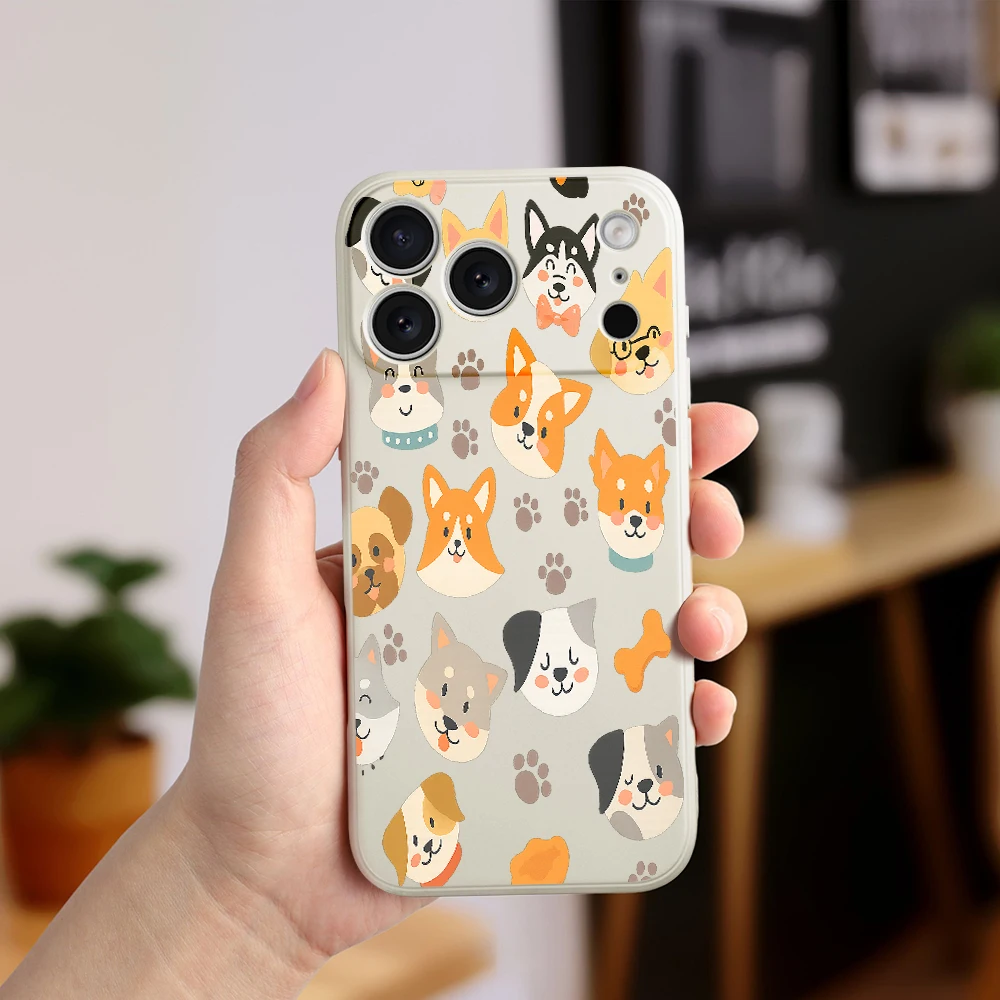 حافظة لهاتف آيفون 17 ProMax 17 Air 16 15 14 13 12 11 Pro Max XS Max7 8 Plus 16e 16 Plus غطاء من البولي يوريثان الحراري