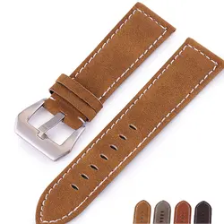 Universal Watch Strap Genuine 20mm 22mm Watch Band Accessories High Quality Leather Watch Strap For Mechanical Quartz Watchbands