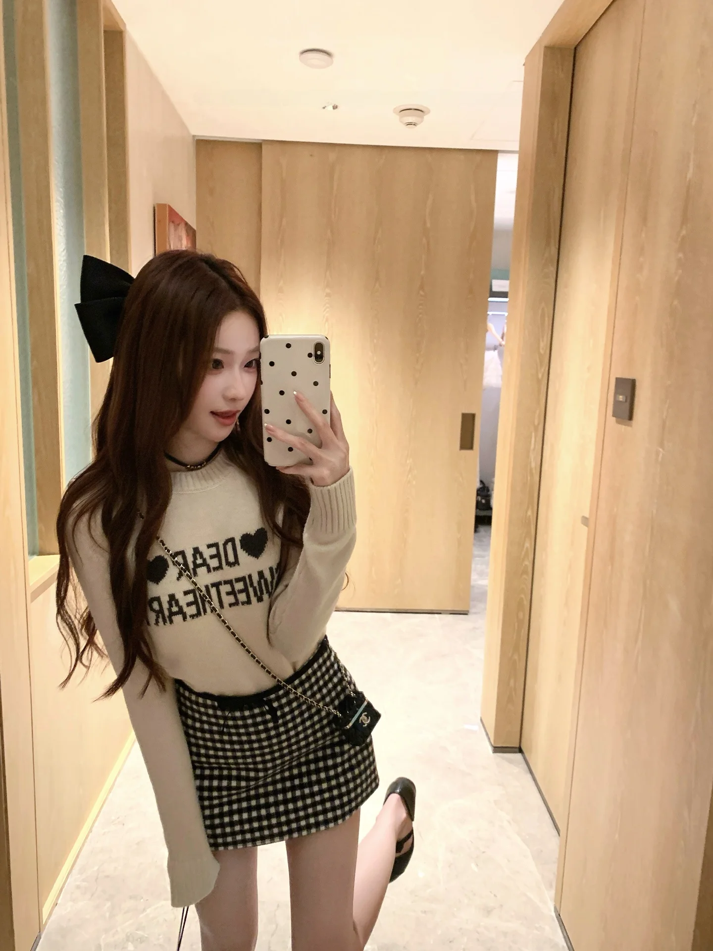 

Комплект юбок Sweet ID с золотистым декором от Coolline: винтажный повседневный наряд для молодых женщин, с высокой талией, весенняя мода