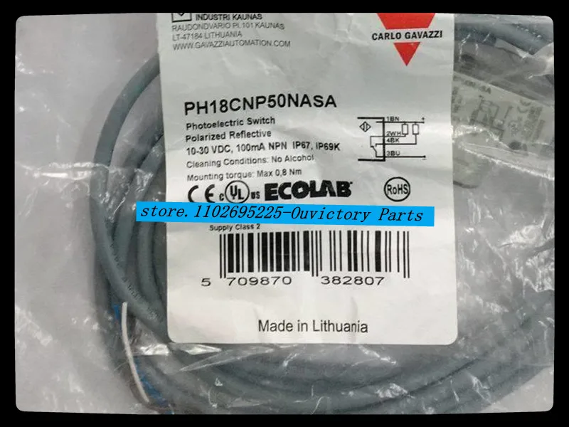

New original CARLO Proximity Switch PH18CNP50NASA