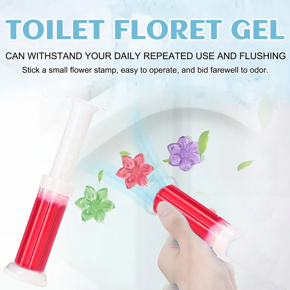 3/6/9pcs Toilet Flower Aromatic Gel Automatic Cleaning Toilets Deodorization Gel Remove Odors for Household Cleaning Products