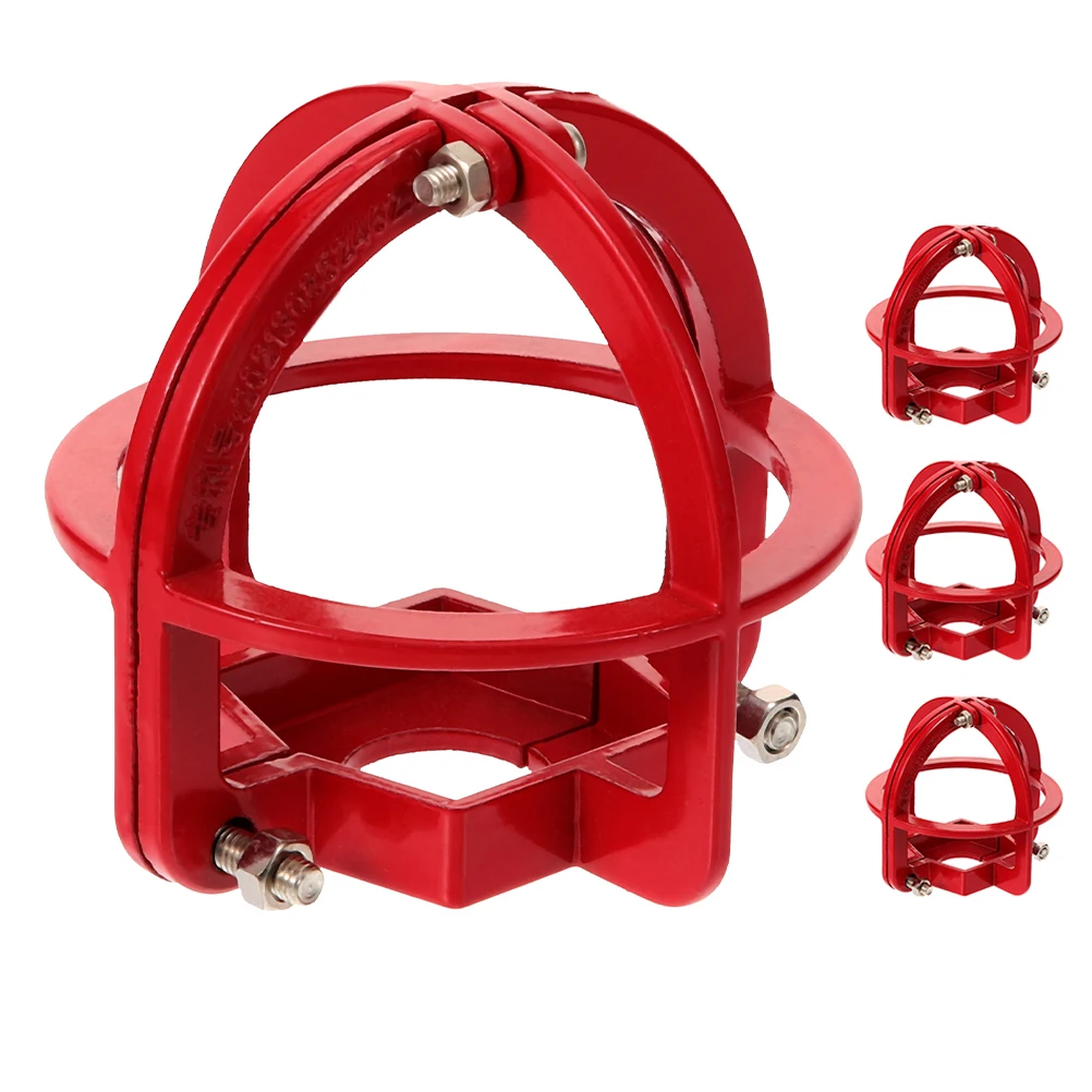 

4pcs Fire Sprinkler Cover Protective Cage Easy Installation Residential Use Suitable Various Fire Systems