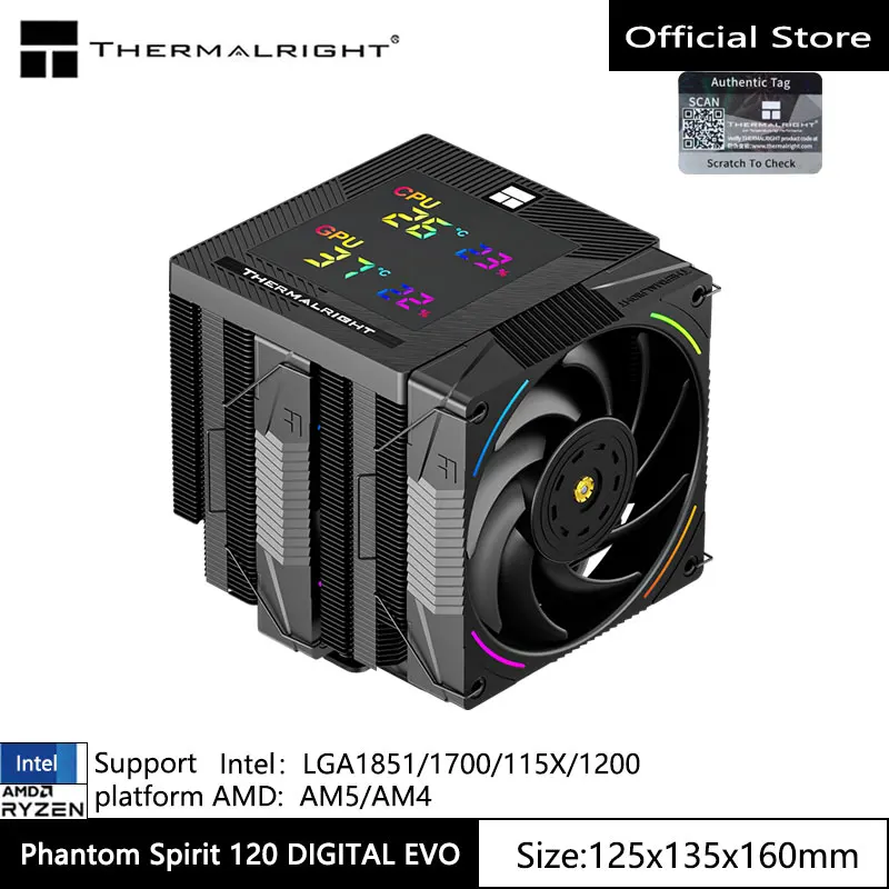 Thermalright Phantom Spirit 120 EVO CPU Wind-Cooler Heat Sink