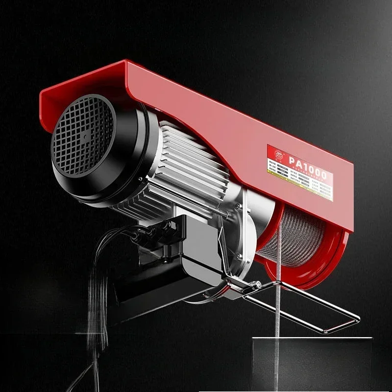 Cheap And high quality Electric Hoist Crane One Ton Mini Lift Small Crane 220v Winch Crane Household Hoist 100-500kg Hot Sales