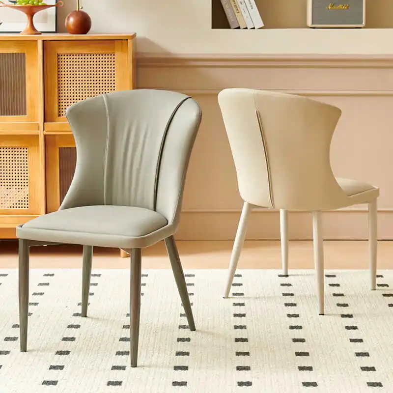 

Designer Comfortable Dining Chairs Balcony Light Luxury Modern Creative Unique Dining Chairs Mobilecreative Muebles Furniture