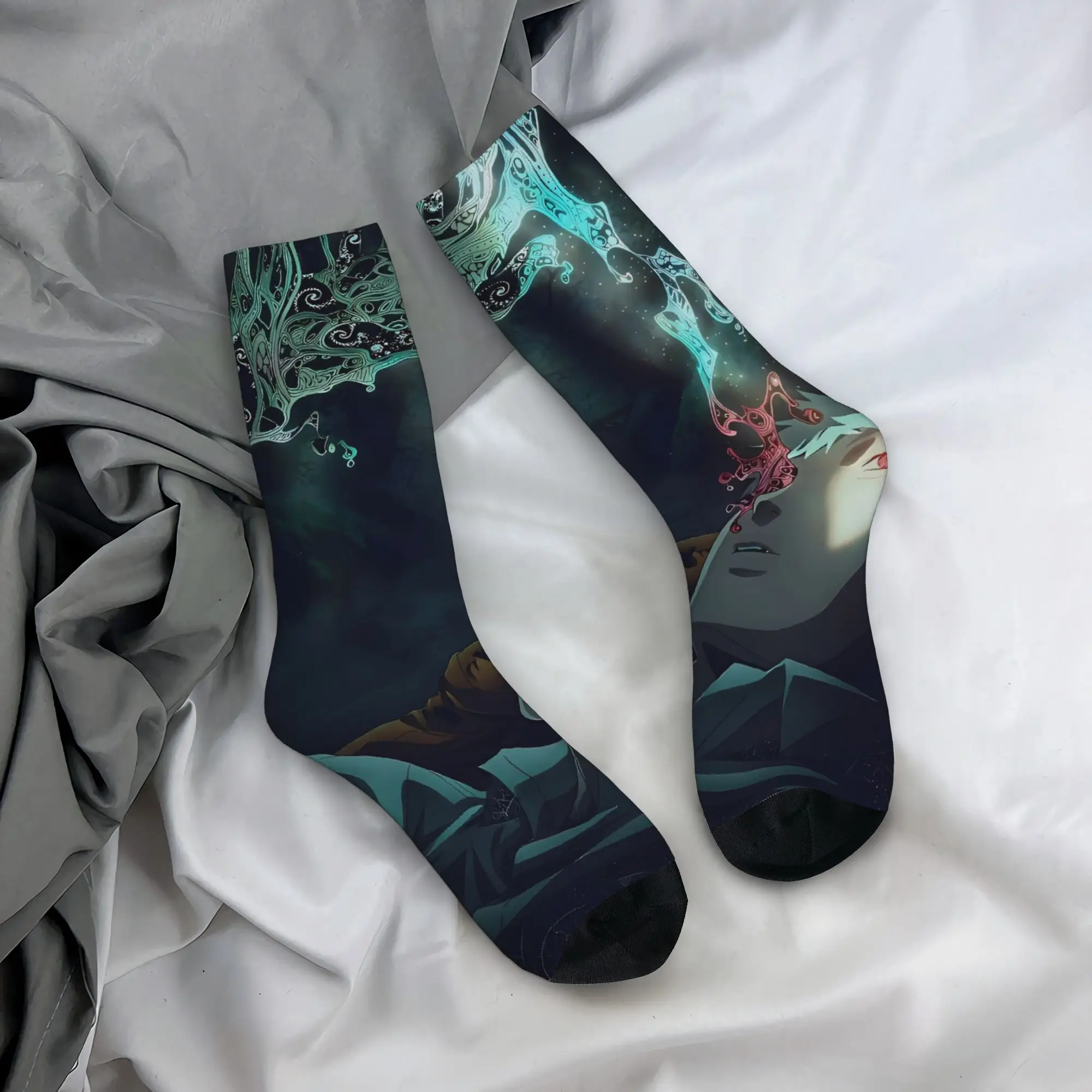 

Women Men Socks The Summer Hikaru Died Stockings Non Slip Quality Socks Winter Casual Printed Climbing Socks
