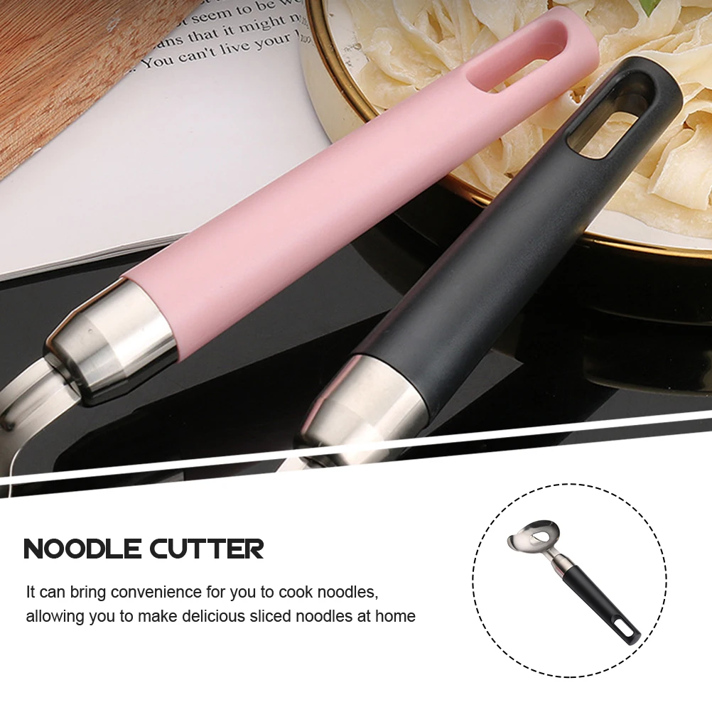 

Stainless Steel Pasta Slicer Restaurant Dough Cutter Sliced Noodles Maker Non-Slip Handle Heat Insulation Food Grade