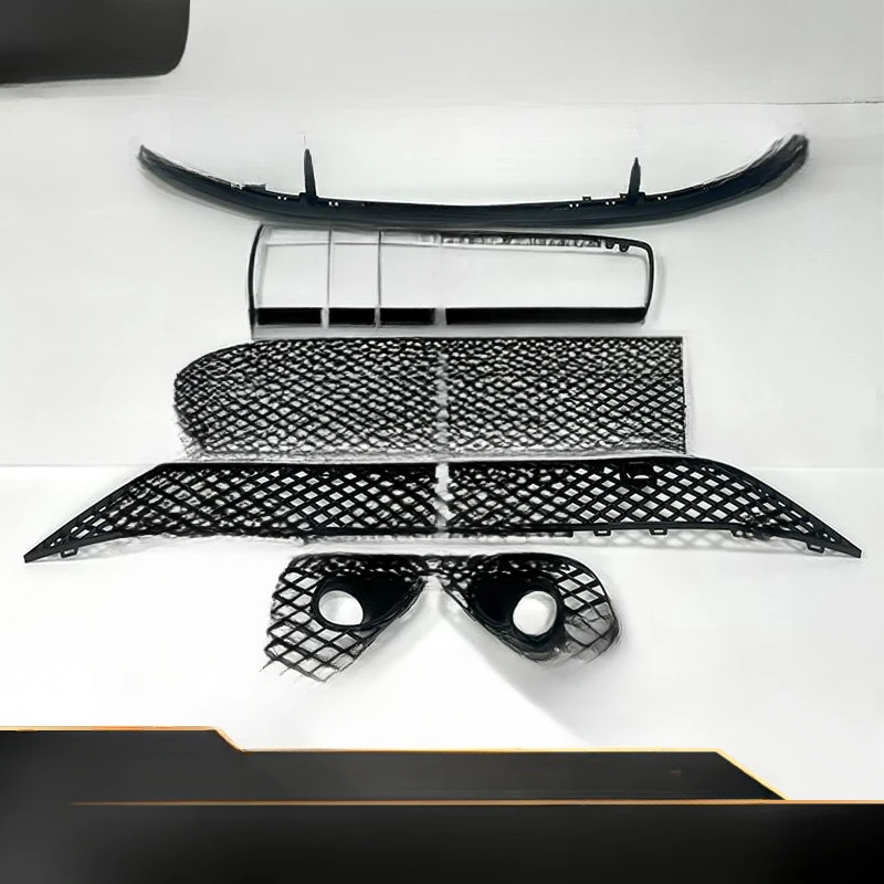 For Bentley Continental GT 2021 Front Bumper Lower Center Grille Front Face Air Intake Vent Fog Light Frame Mesh